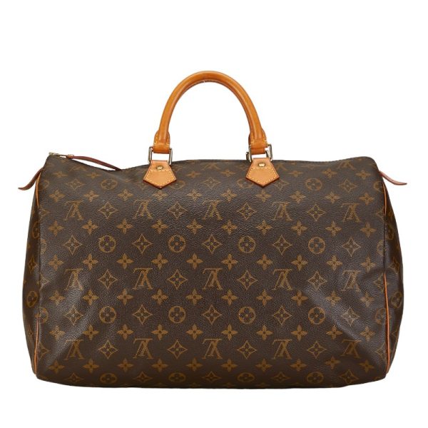 1 0153674 3 Louis Vuitton Monogram Speedy 40 Bag M41522 Brown