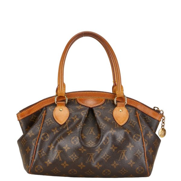 1 0153683 3 Louis Vuitton Monogram Tivoli PM Handbag M40143 Brown