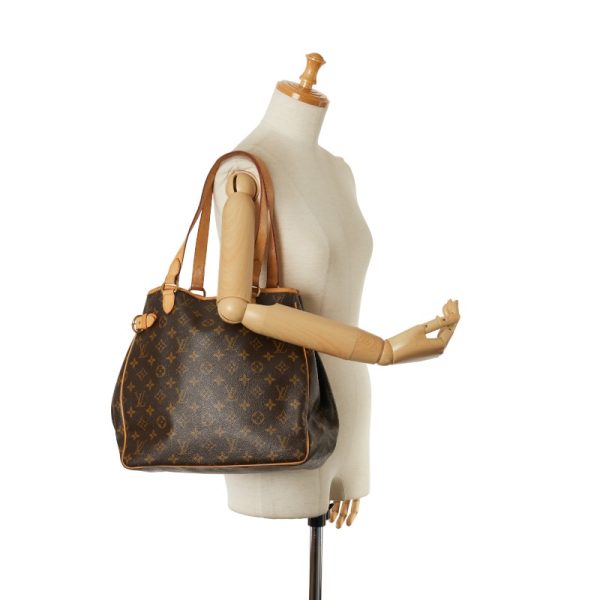 1 0153701 9 Louis Vuitton Monogram Batignolles Shoulder Bag M51154 Brown