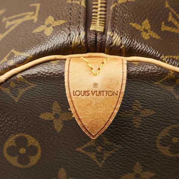 1 0154061 8 Louis Vuitton Monogram Keepall 55 Boston Bag Travel Bag Travel Bag M41424 Brown