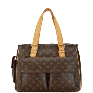 1 0154386 1 Louis Vuitton Alma Epi Handbag Brown