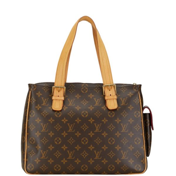 1 0154386 3 Louis Vuitton Monogram Multiply City Shoulder Bag Tote Brown