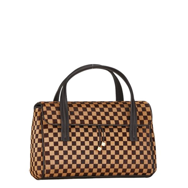 1 0154495 2 Louis Vuitton Damier Sauvage Lion M92131 Brown