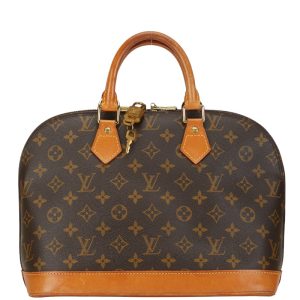 1 0154758 1 Louis Vuitton Evasion Monogram Bag Brown