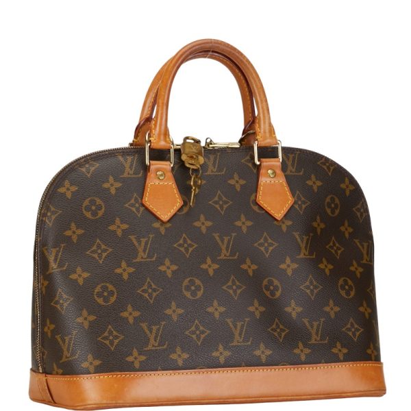 1 0154758 2 Louis Vuitton Monogram Alma PM M51130 Brown