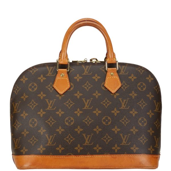 1 0154758 3 Louis Vuitton Monogram Alma PM M51130 Brown