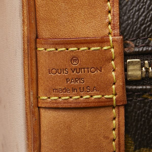 1 0154758 8 Louis Vuitton Monogram Alma PM M51130 Brown