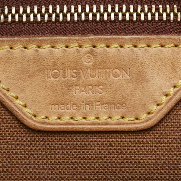 1 0154769 9 Louis Vuitton Monogram Trotter Shoulder Bag M51240 Brown