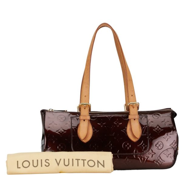 1 0154776 9 Louis Vuitton Vernis Rosewood Avenue Shoulder Bag M93510 Purple