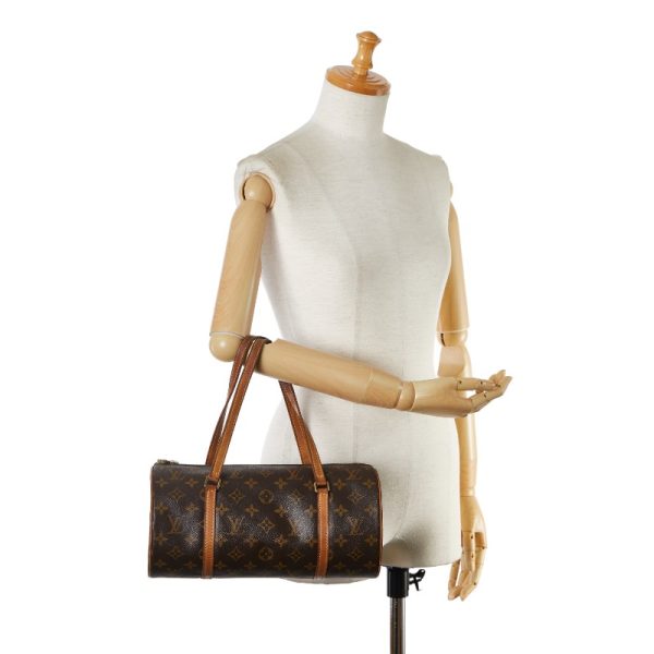 1 0154793 11 Louis Vuitton Monogram Papillon 30 Handbag M51385 Brown