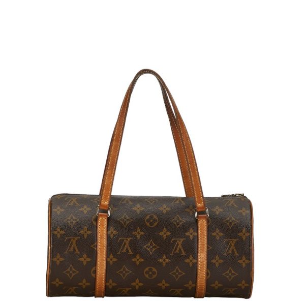 1 0154793 3 Louis Vuitton Monogram Papillon 30 Handbag M51385 Brown