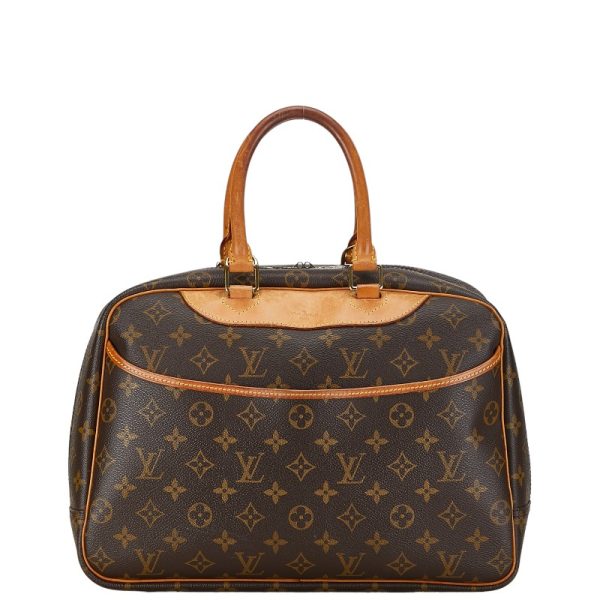 1 0154795 1 Louis Vuitton Monogram Deauville Handbag M47270 Brown