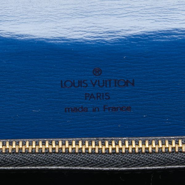 1 0154800 8 Louis Vuitton Epi Concorde Handbag M52135 Toledo Blue Leather