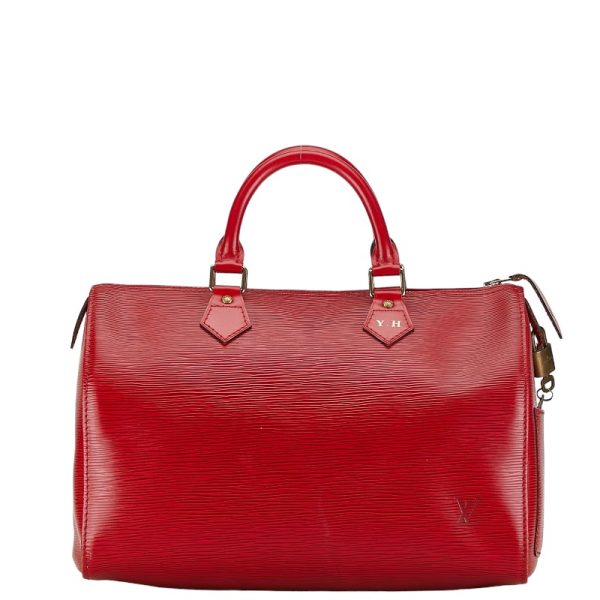 1 0154801 1 Louis Vuitton Epi Speedy 30 Mini M43007 Castilian Red