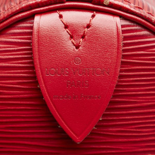 1 0154801 9 Louis Vuitton Epi Speedy 30 Mini M43007 Castilian Red