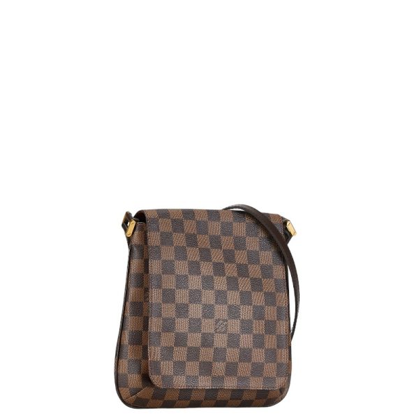 1 0155511 2 Louis Vuitton Damier Musette Salsa Long Shoulder Bag N51300 Brown