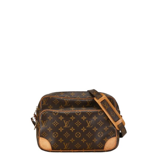 1 0155654 1 Louis Vuitton Monogram Nile Shoulder Bag M45244 Brown