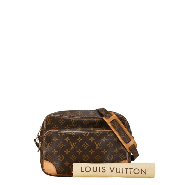 1 0155654 9 Louis Vuitton Monogram Nile Shoulder Bag M45244 Brown