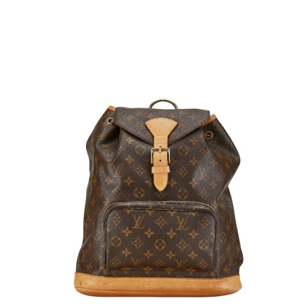 1 0155655 1 Louis Vuitton Montsouris GM Rucksack Backpack M51135 Brown