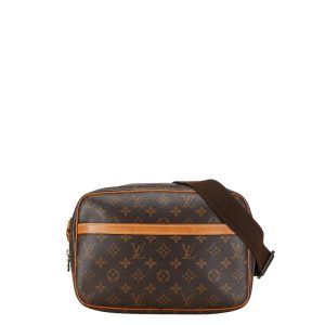 1 0155656 1 Louis Vuitton Amazon Monogram Shoulder Bag Brown