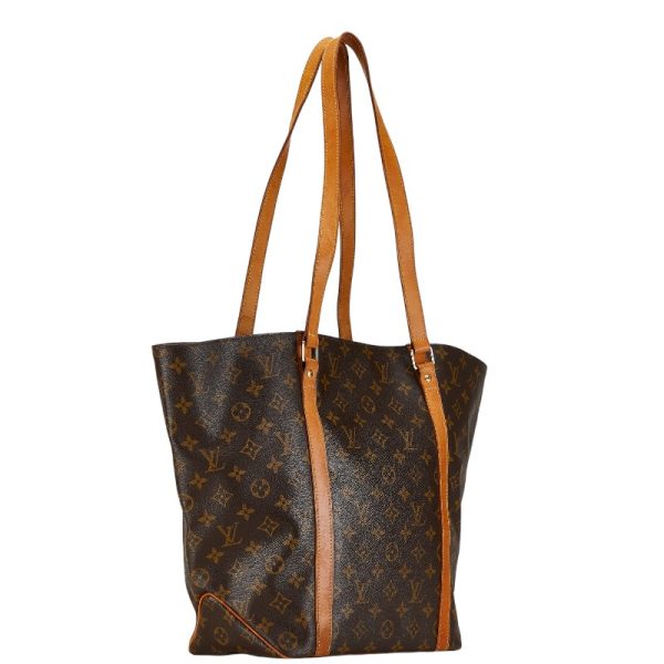 1 0155664 2 Louis Vuitton Monogram Sac Shopping Bag M51108 Brown