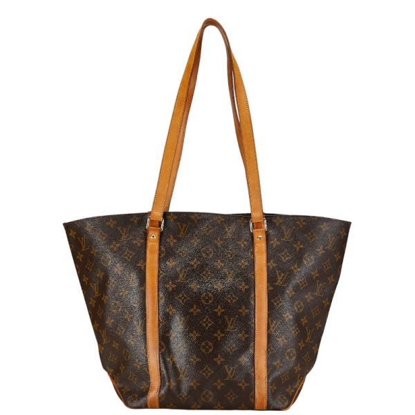 1 0155664 3 Louis Vuitton Monogram Sac Shopping Bag M51108 Brown