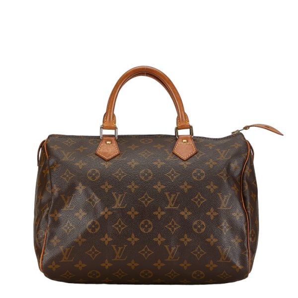 1 0155665 1 Louis Vuitton Monogram Speedy 30 M41526 Brown