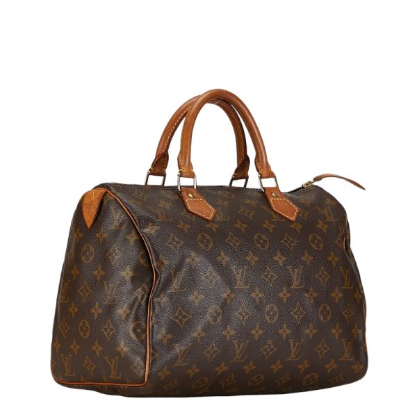 1 0155665 2 Louis Vuitton Monogram Speedy 30 M41526 Brown