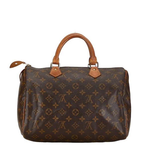 1 0155665 3 Louis Vuitton Monogram Speedy 30 M41526 Brown