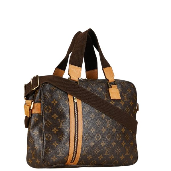 1 0155667 2 Louis Vuitton Monogram Sac Bosfall Shoulder Bag Brown