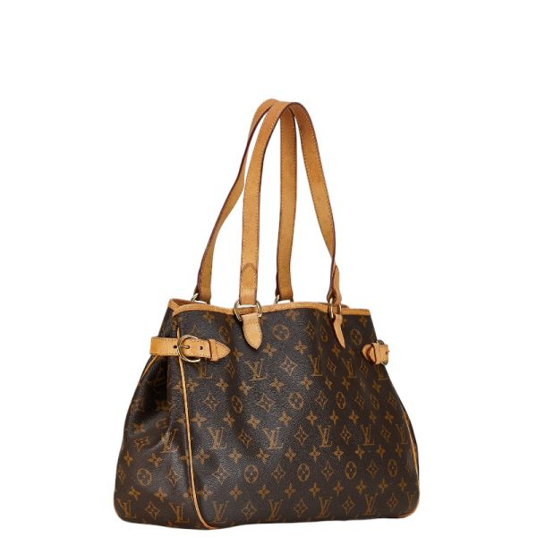 1 0155674 2 Louis Vuitton Monogram Batignolles Oriental Tote Brown