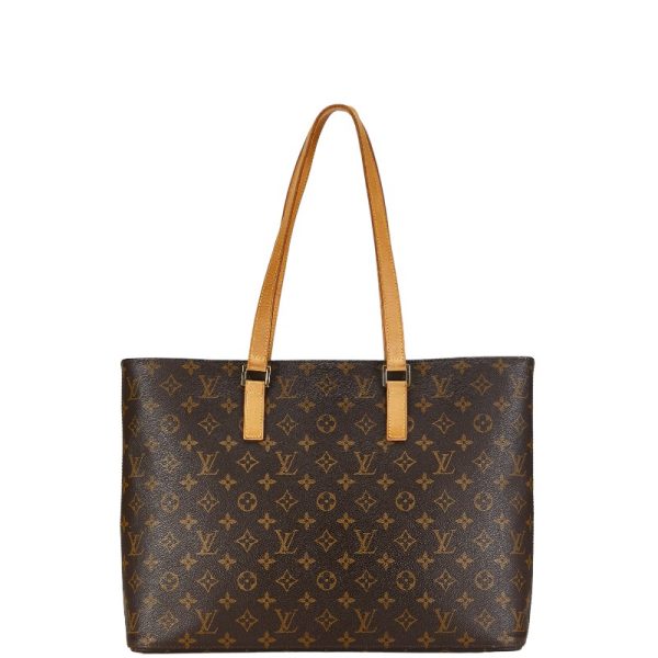 1 0155675 1 Louis Vuitton Monogram Luco Tote Handbag M51155 Brown