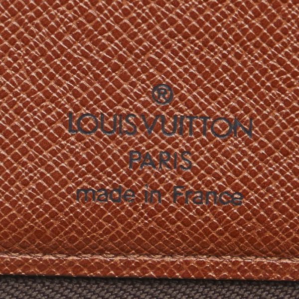 1 0155682 10 Louis Vuitton Monogram Organizer de Voyage Travel Wallet M60120 Brown