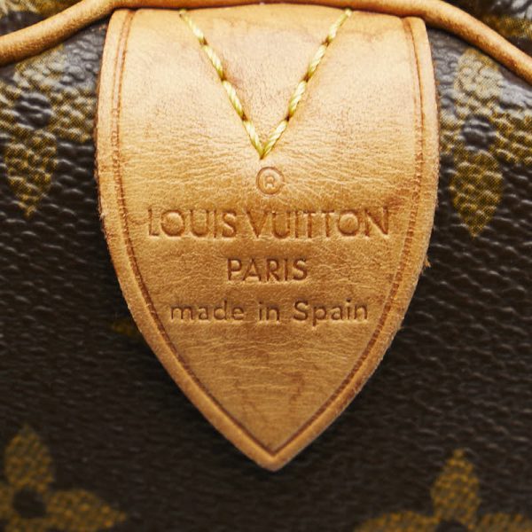 1 0155950 7 Louis Vuitton Monogram Speedy 30 M41526 Brown