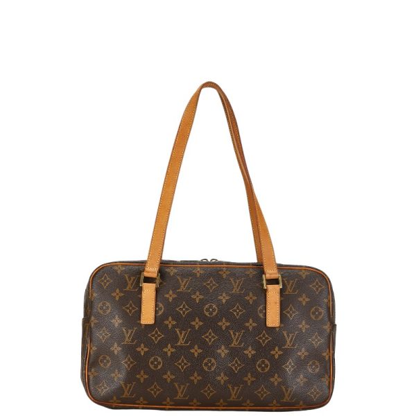 1 0155955 3 Louis Vuitton Monogram City GM Shoulder Bag M51181 Brown