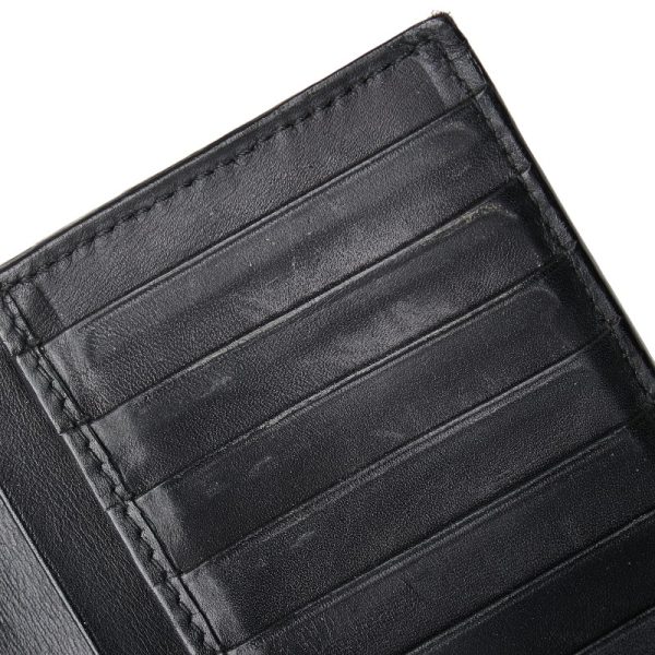 1 0155980 5 Bottega Veneta Intrecciato Long Wallet Black Leather