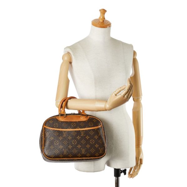 1 0156056 10 Louis Vuitton Monogram Trouville M42228 Brown