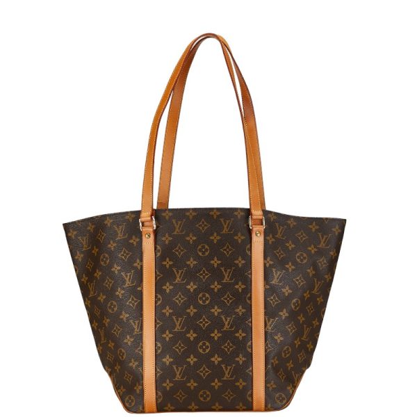 1 0156259 1 Louis Vuitton Monogram Sac Shopping Tote Bag M51108 Brown