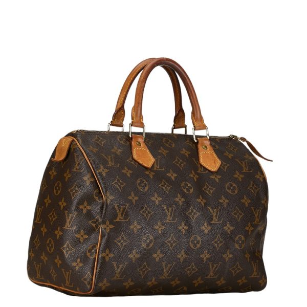 1 0156262 2 Louis Vuitton Monogram Speedy 30 Shoulder Bag M41526 Brown