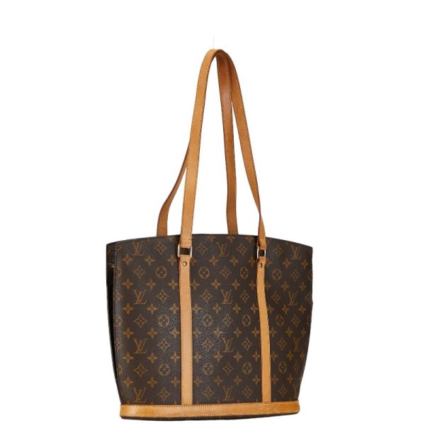 1 0156273 2 Louis Vuitton Monogram Babylon Tote Handbag Brown