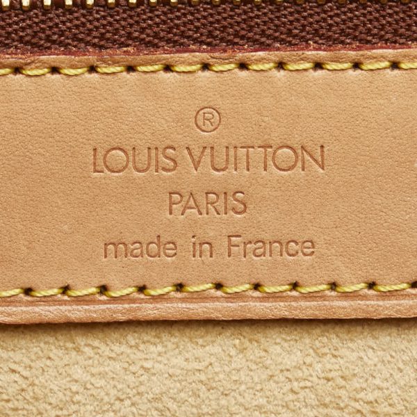 1 0156273 7 Louis Vuitton Monogram Babylon Tote Handbag Brown