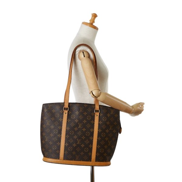 1 0156273 9 Louis Vuitton Monogram Babylon Tote Handbag Brown