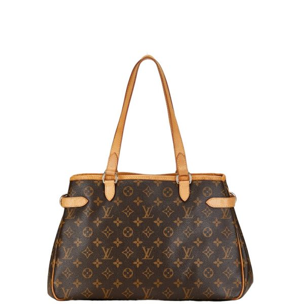 1 0156274 1 Louis Vuitton Monogram Batignolles Tote Bag M51154 Brown