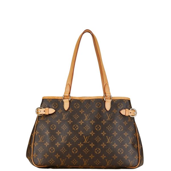 1 0156274 3 Louis Vuitton Monogram Batignolles Tote Bag M51154 Brown