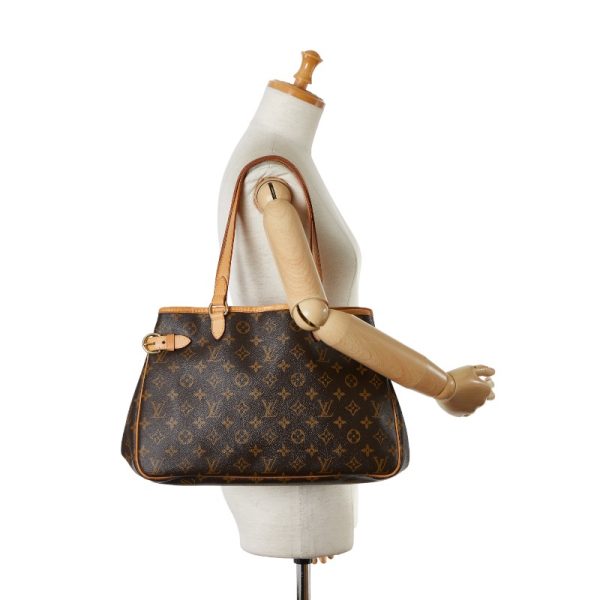 1 0156274 9 Louis Vuitton Monogram Batignolles Tote Bag M51154 Brown