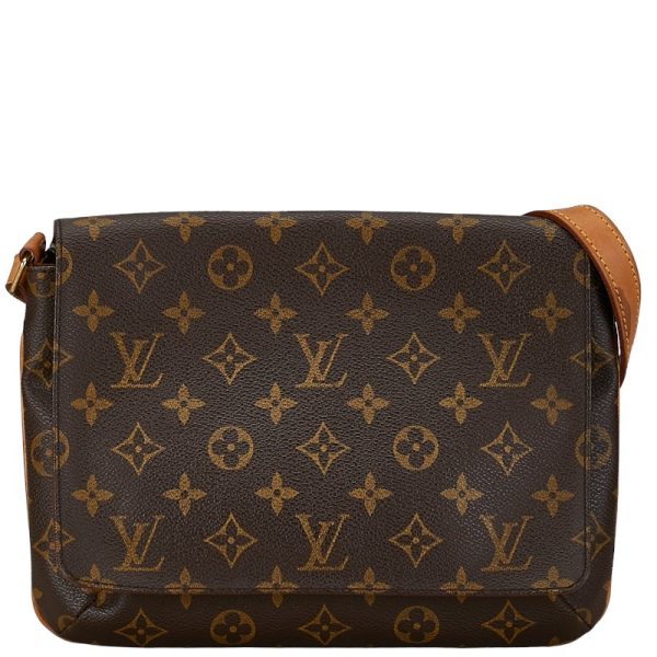 1 0156279 1 Louis Vuitton Musette Tango Short Shoulder Bag Handbag Brown