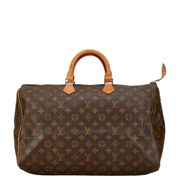 1 0156287 1 Louis Vuitton Monogram Speedy 40 Boston Bag M41522 Brown