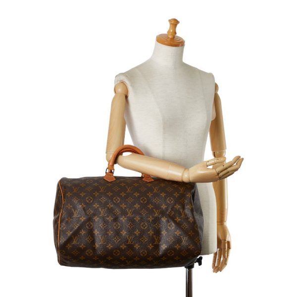 1 0156287 9 Louis Vuitton Monogram Speedy 40 Boston Bag M41522 Brown