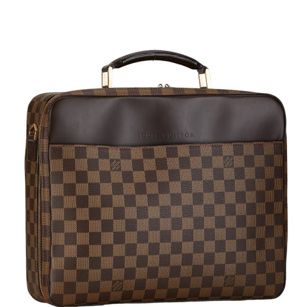 1 0156288 2 Louis Vuitton Damier Porte Ordinateur Savana Business Bag Brown