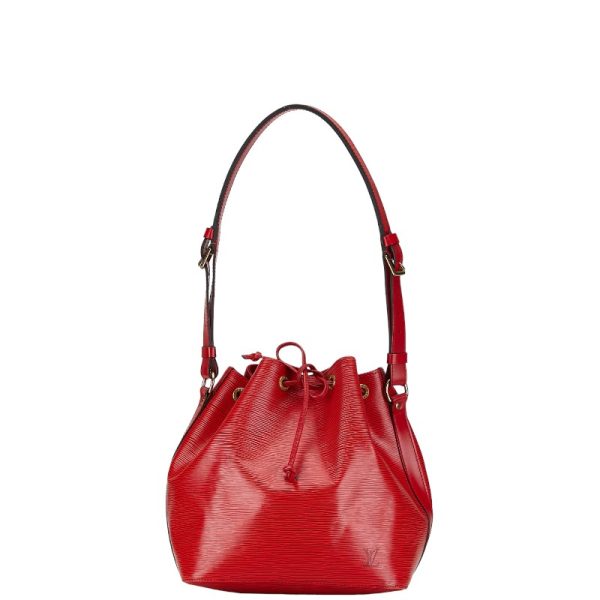 1 0156294 1 Louis Vuitton Epi Petit Noe Shoulder Bag M44107 Castilian Red